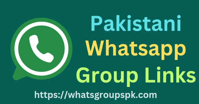 Pakistani WhatsApp Group