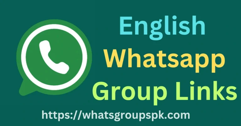 English Whatsapp Group Link