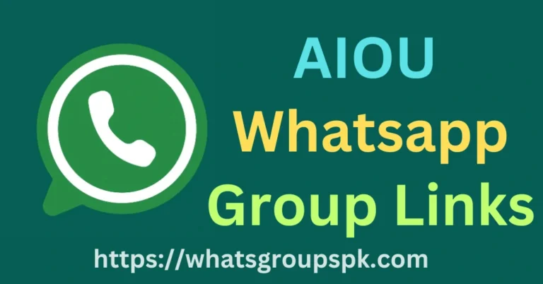 aiou whatsapp group link