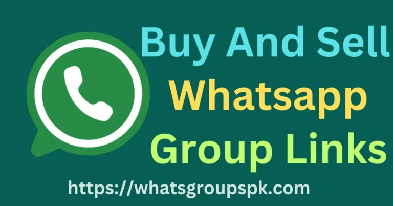 buy and sell whatsapp group